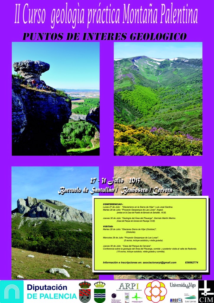 Cartel II Curso Geología 2015-2